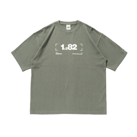 182 LOGO TEE / STONE GREEN