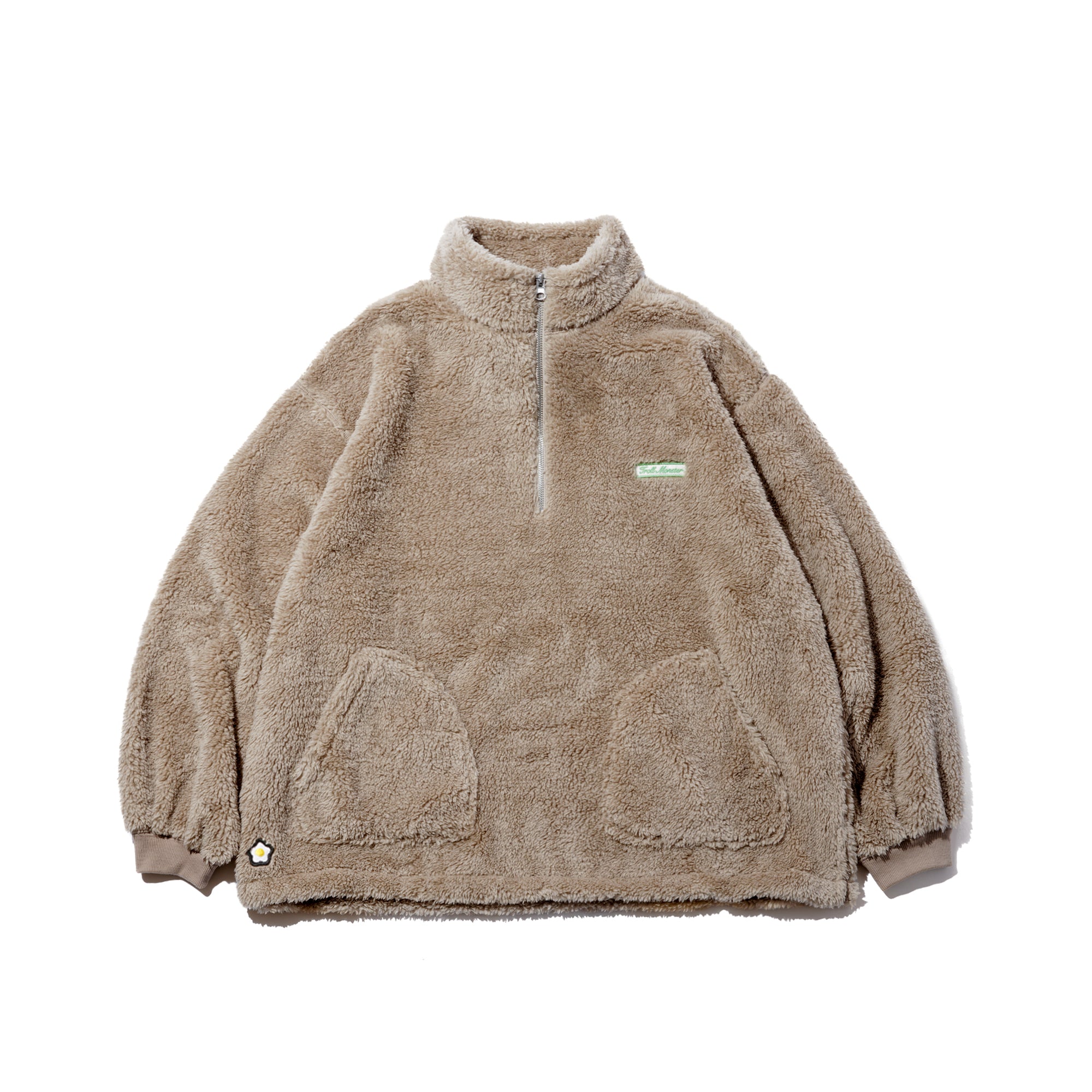 1x282 HALF ZIP FLEECE / MOCHA – 182
