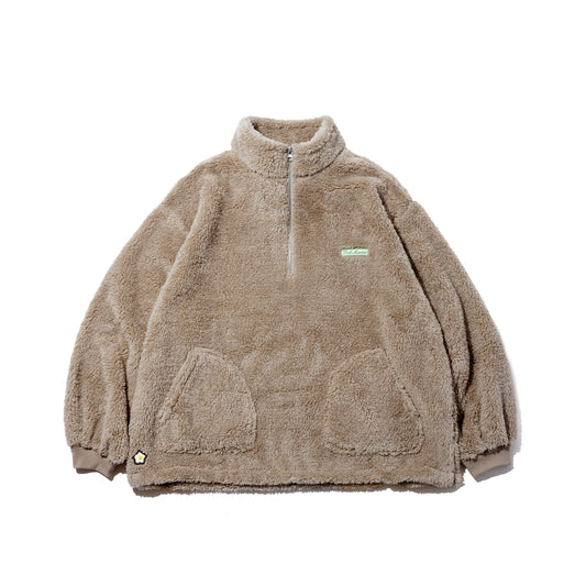 1x282 HALF ZIP FLEECE / MOCHA