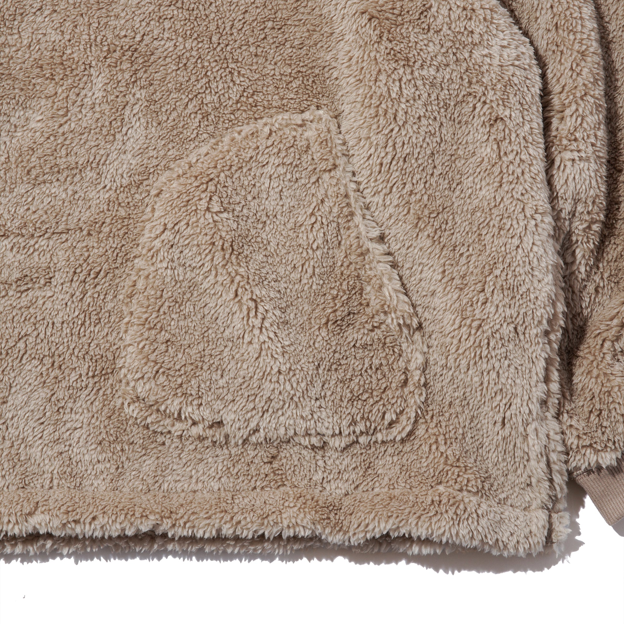 1x282 HALF ZIP FLEECE / MOCHA – 182