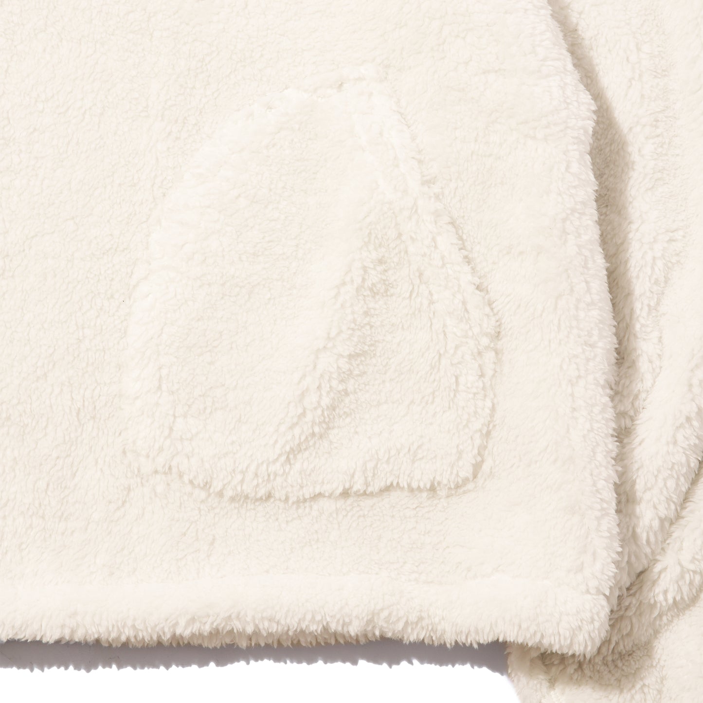 1x282 HALF ZIP FLEECE / OFF-WHITE