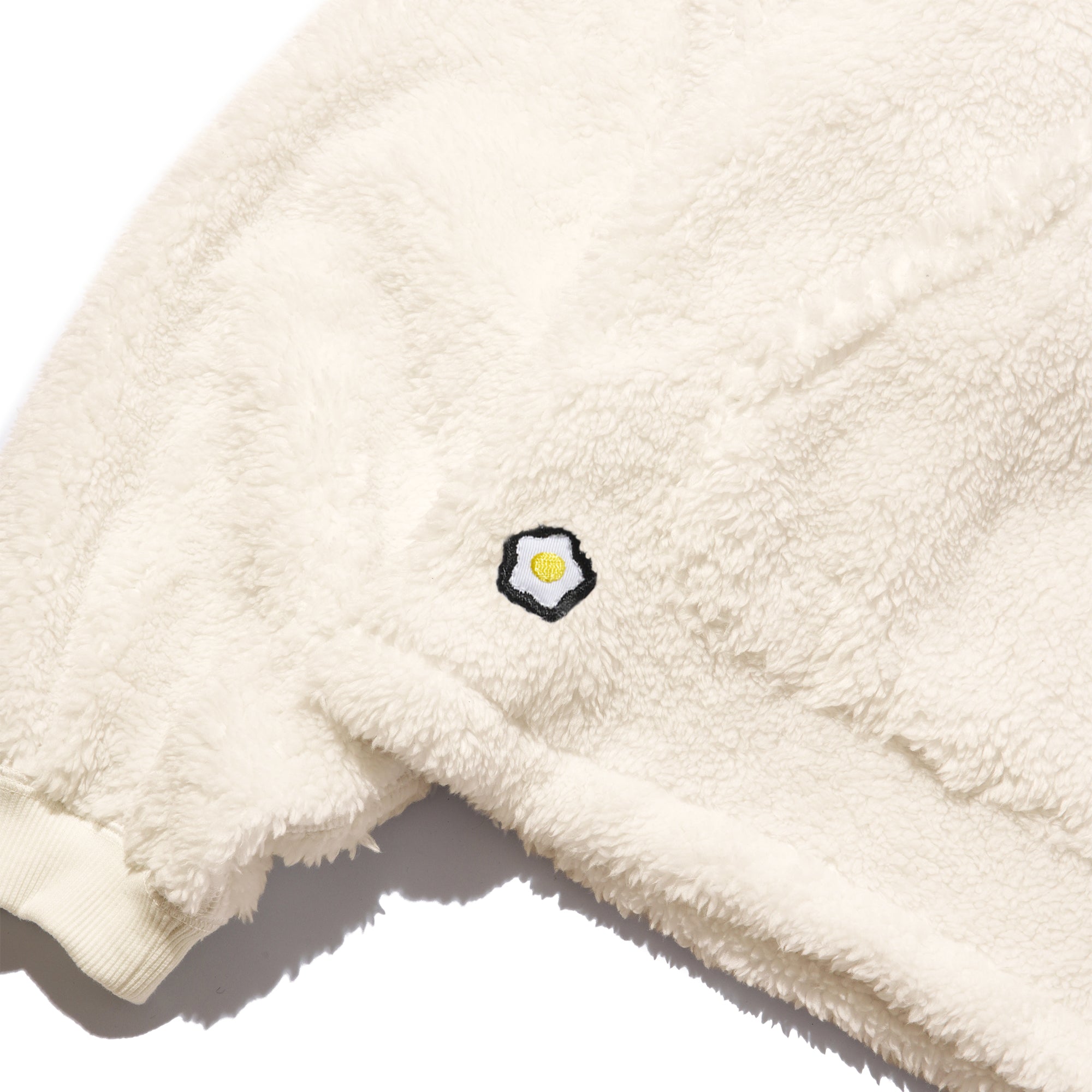 1x282 HALF ZIP FLEECE / OFF-WHITE – 182